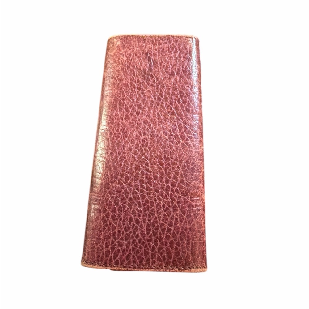 Vintage Must de Cartier Burgundy Pebbled Leather 4-Hook Key Case - Picture 2 of 3
